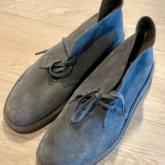 Clarks Original Desert Boots Chukka gray Sole Suede 15260 Size 12 main image 7